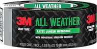 3M All Weather Duct Tape, 1.88 in x 25 yd, 1 Roll, UV/Water Resistant, Stands up to Heat, Sunlight, 
