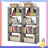 LA 5-Tier Book Shelf, Freestanding Vertical 8 Cube Storage, Book Organize Multifunctional Space-Savi