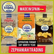 ✭ ● ◿ VICENTE VIDAL MADE IN SPAIN REAL POTATO CRISPS, ORIGINAL,CHEESE &ONION, VEGAN POTATO