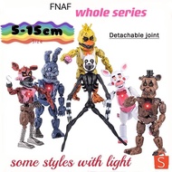 Fnaf Series Freddy's Nightmare Five Nights Freddy Chica Bonnie Happy Time Foxy PVC Action Figure Key