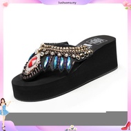 ❤️ 2025  sandal perempuan plus size kasut bata wanita[Super 2000 HTK] Diamond Flip Flops Women's Sum