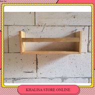 KAYU Spice Wood Shelf Wall Shelf/Book