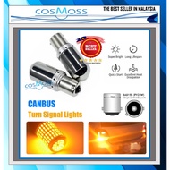 2pcs High Quality Turn Signal Light 1156 1141 BA15S 3014 144SMD LED Amber Bulb Error-free 1156 Car B