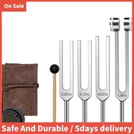 Frequency Tuning Fork Set-Weighted& Unweighted 128Hz 432Hz 512Hz 528Hz Tools with Activator, Mallet&