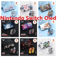 75 Colors Split Design Protective Case Compatible with Nintendo Switch OLED Soft TPU Cover for New 7