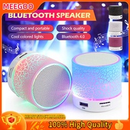 READY STOCK LED Bluetooth Speaker Mini Bluetooth Speaker With Light Colorful LED Light Mini Portable