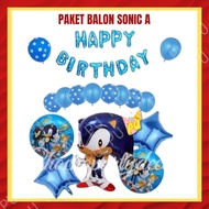SONIC THE HEDGEHOG A Balloon Package Super Sonic Birthday Decoration/