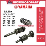YAMAHA RACING GEARBOX GEAR BOX Y15ZR Y15 / Y16ZR Y16 / LC135 5S 6 SPEED 6S RATIO MODIFY FULL SET 1-6