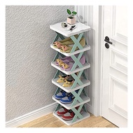 [LOCAL READY STOCKS] Foldable Shoe Rack 5 Tier Multilayer Cabinet Storage Almari Kasut 5 Tingkat Kabinet Boleh Dilipat