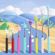 (Set) Teacher whiteboard pointer, convenient extendable stainless steel book pointer DUASHOP