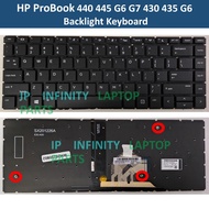 Replacement Probook 440 G6 G7 445 G6 G7 L38139-001 L38138-001 H P Laptop Backlight Backlit Keyboard