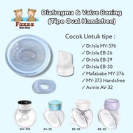 MESIN Dr.Isla EB-29 Breast Pump Spare Parts / Dr.Isla EB-30 / Dr.Isla MY-376 / avinie AV-32 Valve / 