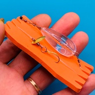 Ditch fishing fake bug bait mini rotating spoon bait ditch fishing artificial bait tilapia fishing b