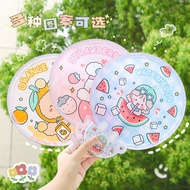 Cute Folding Fan Cartoon Portable Fan Small Fan Student Mini Cloth Dough Fan Folding Fan Day 2026/07