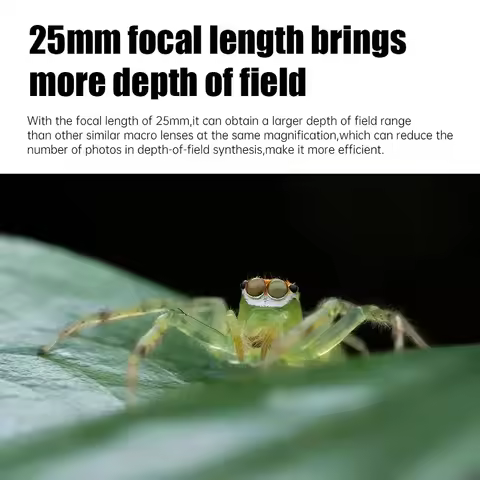 AstrHori 25mm F2.8 2X-5X Ultra Macro Lens Full Frame Manual Focus Camera Lens For Sony E Nikon Z Can