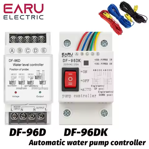 DF-96D DF-96DK Water Level Controller Switch AC 220V 25A Water Tank Liquid Level Detection Sensor Wa