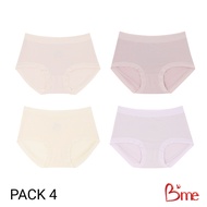 B'me Mid-Waist Underwear Model ME7A1L (Pack Of 4) Mixed Colors Free Size (L-XXL) New M.5