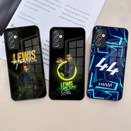 F1 Lewis Hamilton 44 Phone Case Glass for Samsung Galaxy S20 S21 S22 S23 S24 S23FE S24FE Ultra Plus 