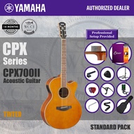 Yamaha CPX700II Solid Spruce Top Acoustic Electric Guitar 41" - Tinted