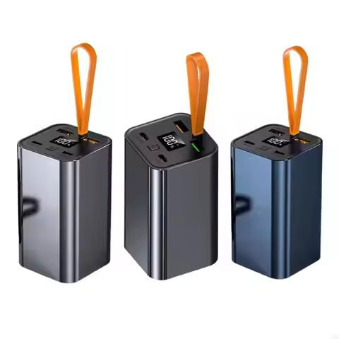 A2BA PowerBank 20000mAh 22.5W Fast Charging 2 USB + 2 Type C Outputs & Inputs LED DIY Charging Case 