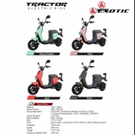 Sepeda Listrik Exotic Tractor | Motor Listrik Exotic Tractor Garansi