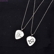 FUSIONFLASH BOCCHI THE ROCK Necklace, Yamada Ryo Kita Ikuyo Guitar Pick Pendant Necklace, Chains Jew