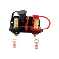 [fineblueua] Battery Terminals Battery Charger Post Car Battery Terminal Jumper for UTV ATV RV Trail