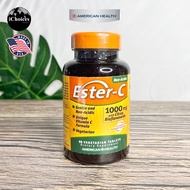 (American Health®) Ester-C 1000 mg with Citrus Bioflavonoids 90 Or 120 Vegetarian Tablets วิตามินซี