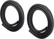 YDLMT 1 Pair 81cm(31.89 inch) Black Motorcycle Inner Batwing Fairing Trim Seal Extrusion for Harley 