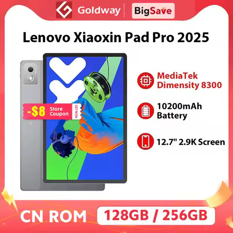 Lenovo Xiaoxin Pad Pro 2025 Tablet 128GB 256GB ROM Dimensity 8300 12.7'' 144Hz 2.9K Display 10200mAh