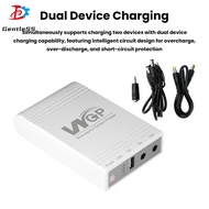 DC 5V 9V 12V Mini UPS Uninterruptible Power Supply 10400mAh Large Capacity Backup Mobile Power Suppl