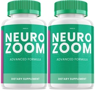 (2 Pack) Neuro Zoom Brain Boost Supplement, Neuro Zoom Advanced Memory Support Formula, Neuro Zoom P