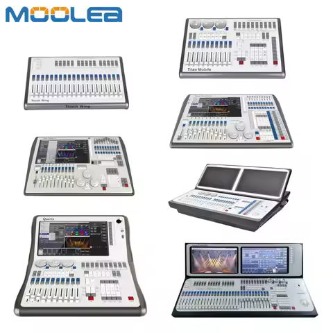 Titan Mobile Console Quartz i7 4g Touch Wing on PC Console stage Light control Tiger Touch Pro II Pl