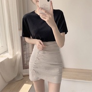 Set áo và cv xếp ly chéo