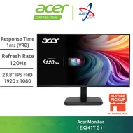 ACER EK241Y G 23.8" MONITOR ( 23.8" IPS FHD / 1MS / 120HZ / ADAPTIVESYNC / VGA + HD MI )