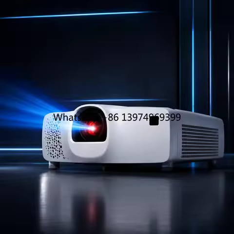 OEM 5200 Lumens Short Throw Laser Projector 4K Enhancement HDR10 RICOH Lens Built-In Speakers Portab