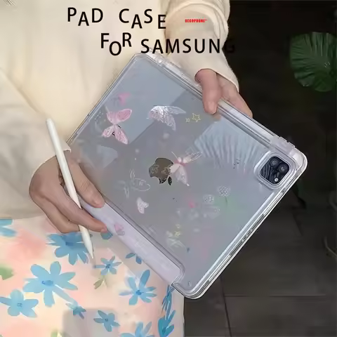 For Samsung Galaxy Tab A8/A9/A11+FE LITE PLUS/Galaxy Tab S6 Lite/S7/S8/S9/S10+ FE "Ins Flower Yellow