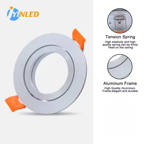 LED Ceiling Spot Light Frame 4/6/10PCS MR16 GU10 Fixture Adjustable Recessed Led Light Led Ceiling L