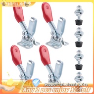 4Pcs Quick Release Toggle Clamp GH-201 Antislip Horizontal 59Lbs Holding Capacity for Machine Operat