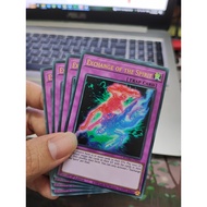 [Yugioh Funny Shop] 1 Exchange of the Spirit card - MAMA-EN032 - Ultra Rare 1st Edition