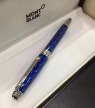 MONT BLANC 萬寶龍鋼筆 163小王子 亮藍 簽字筆鋼筆