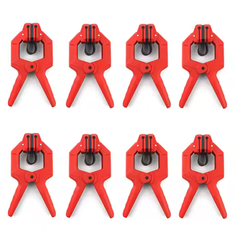 DURATEC 8PCS Belt Edge Band Spring Clamps For Cabinet Edge, Plywood Edge, lamination, Photo Frame C