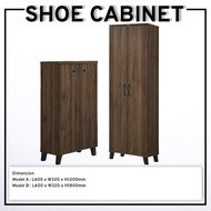 Shoe Cabinet with 2 Swing Door Tall Shoe Cabinet Rack