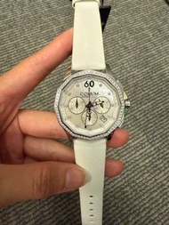 🈹新春特別優惠🌸 Corum 崑崙海軍上將杯系列 白貝母 女裝鑽石腕錶 132.101.47/0F49 PN19