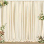 Background Curtains, Suitable For Parties 5 X 7/8/10 Feet (Approximately 150 X 213/243/304 Cm) Wrink