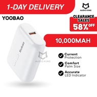 YOOBAO Super Fast Charging PD 10000mAh Type C 22.5W AKPD20 Mini Pawar Bank Portable Pawer Bank Kecil