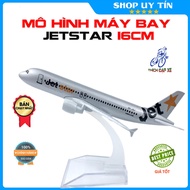 Mô hình máy bay để trưng bày Jetstar 16cm