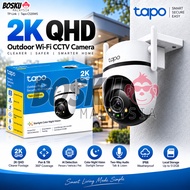 BOSKU Tapo C520WS 2K QHD Outdoor CCTV Camera 360° WiFi IP66 Color Night Vision AI Detection