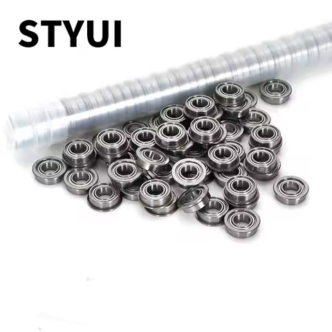 10Pcs Miniature Flange Ball Bearings F682 F683 F684 F685 F686 F687 F688 F689 F692 F693 F694 F695 F69
