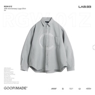 全新現貨GOOPiMADE “RGW-01Z” 20th Anniversary Logo Shirt - Ash 1號 /GOOPi、Subcrew